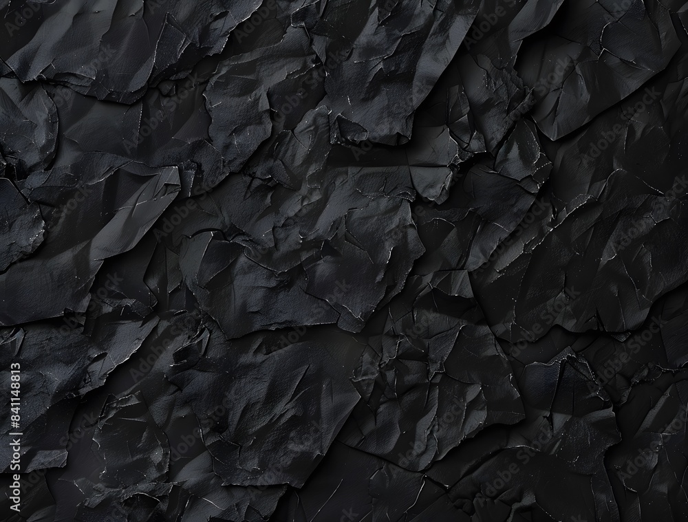 Dark Grey Crumpled Paper Texture Background Dark Grey Crumpled Paper Texture Background