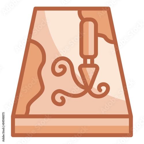 Woodetching Icon