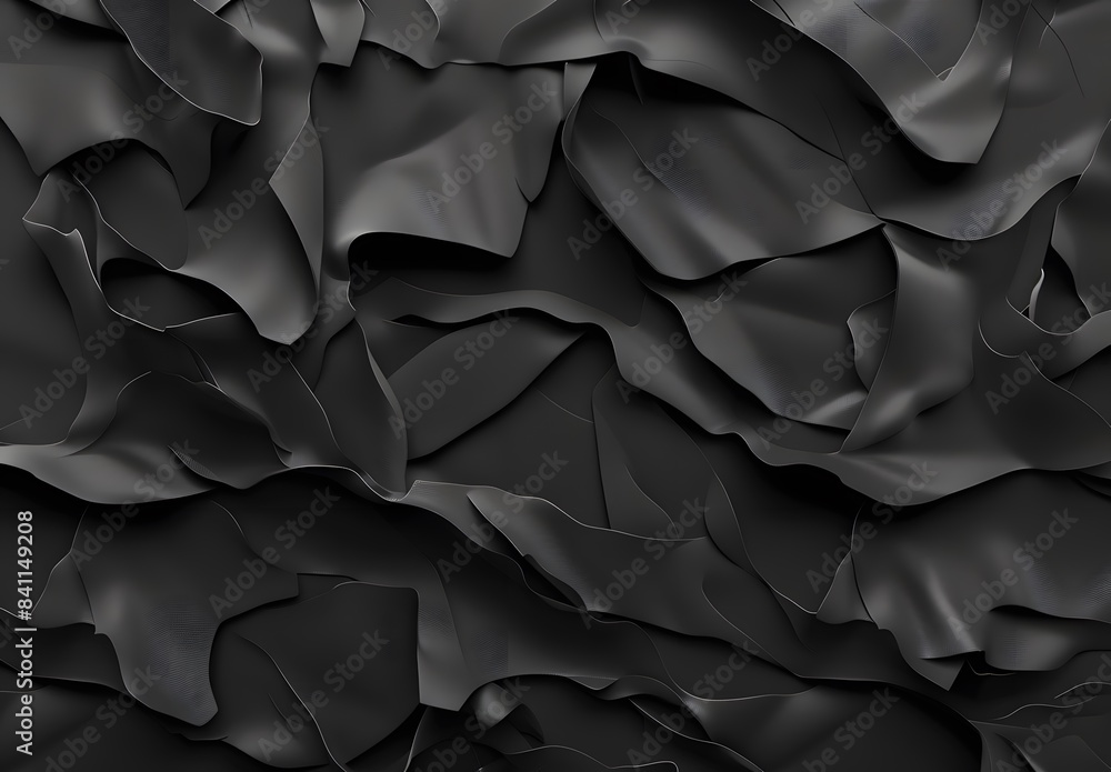 Abstract Black Fabric Texture Background Abstract Black Fabric Texture Background