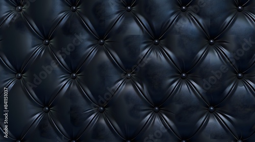 Dark Blue Leather Texture Wallpaper Design