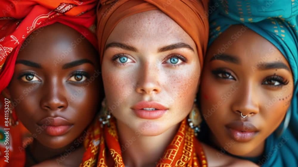 diverse multiethnic women inclusive and multicultural concept Generative AI diverse multiethnic women inclusive and multicultural concept Generative AI