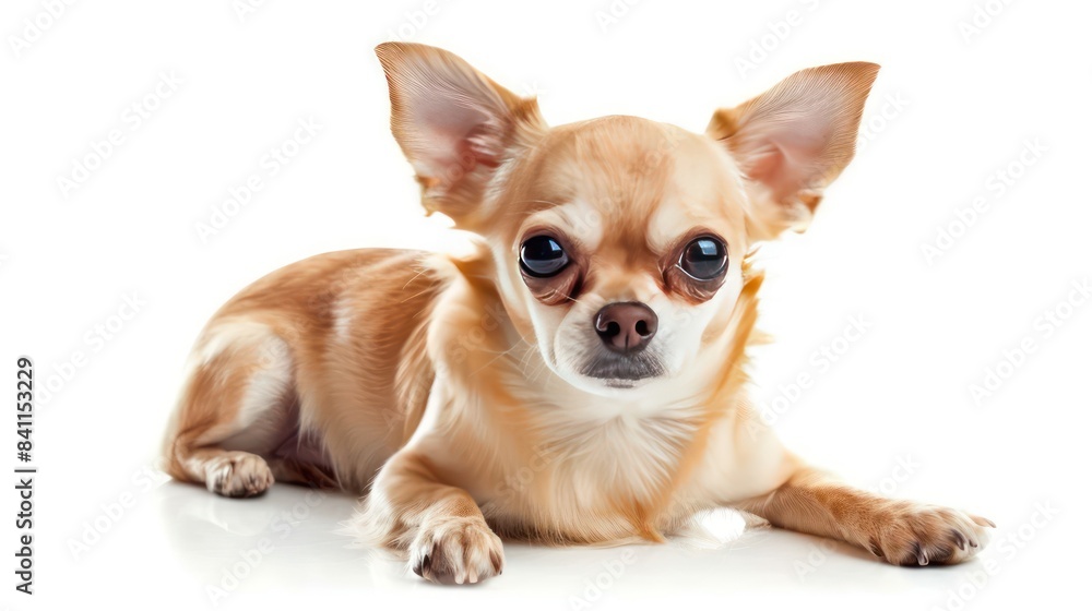 Chihuahua Mix clearly photo on white background , Chihuahua Mix clearly photo on white background ,