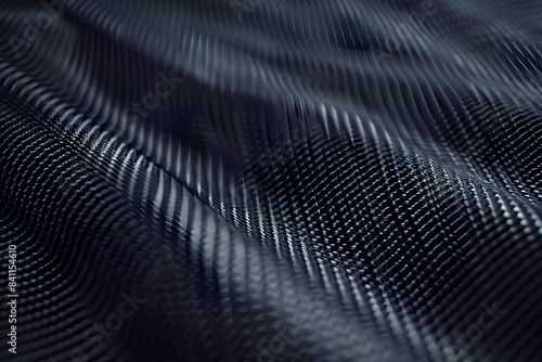 Abstract Black Carbon Fiber Texture Background