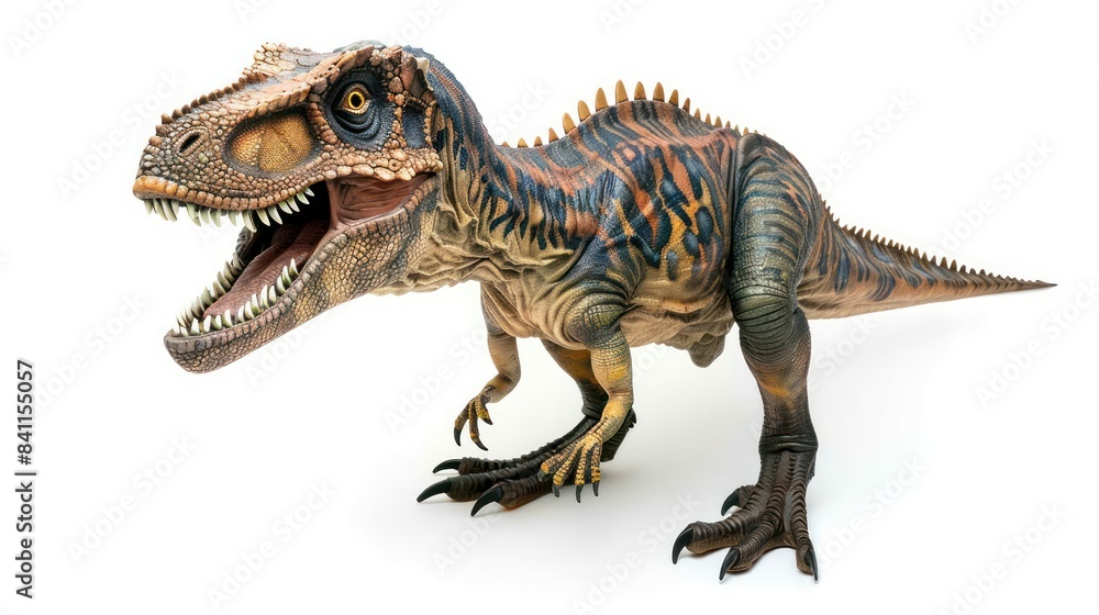 Ceratosaurus clearly photo on white background , Ceratosaurus clearly photo on white background ,