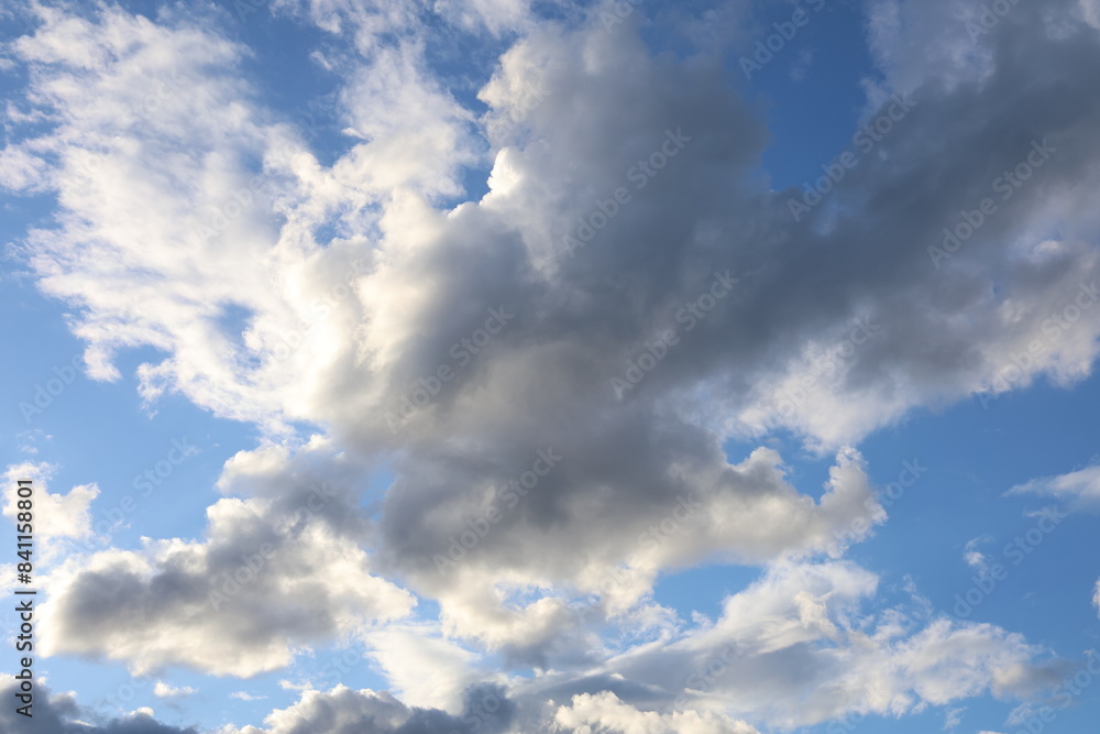 Fototapeta premium A huge cloud that seems to approach from the sky