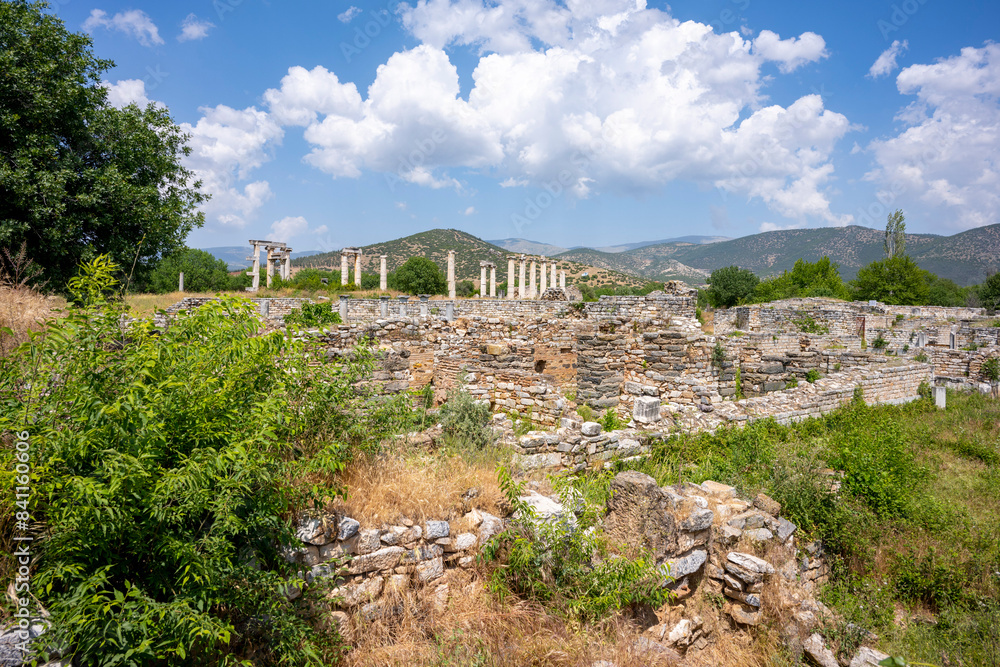 The Aphrodite of Aphrodisias ( Afrodisias Stadium ) combined aspects of a local Anatolian, archaic fertility goddess with those of the Hellenic Aphrodite, goddess of love and beauty. Karacasu Aydin The Aphrodite of Aphrodisias ( Afrodisias Stadium ) combined aspects of a local Anatolian, archaic fertility goddess with those of the Hellenic Aphrodite, goddess of love and beauty. Karacasu Aydin