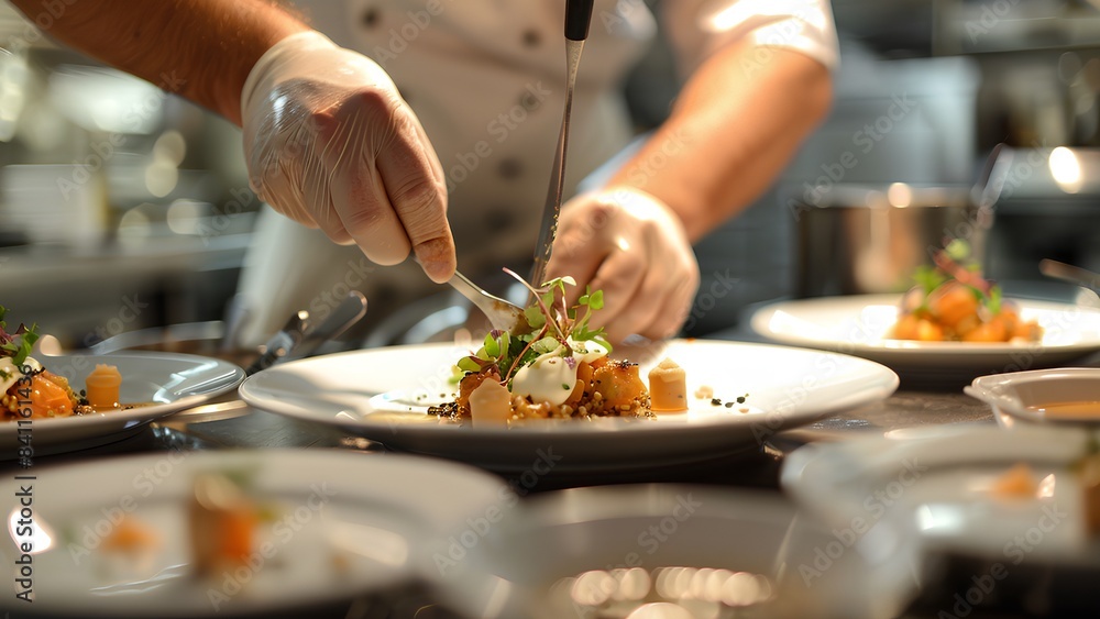 chef preparing meal