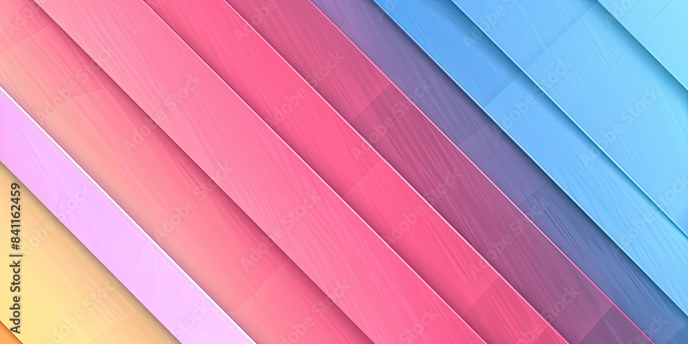 Fototapeta premium Fractal sharp lines illustration graphic resources wide background banner colorful cool design, generated ai 
