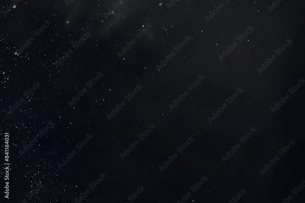 Fototapeta premium Minimalist Dark Background with Dust Particles and Stars