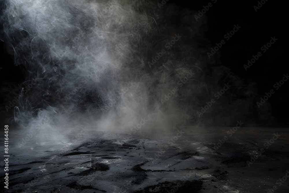 Dark Foggy Background with Rough Texture Dark Foggy Background with Rough Texture