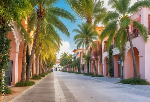 Worth Avenue in Palm Beach  Florida  USA