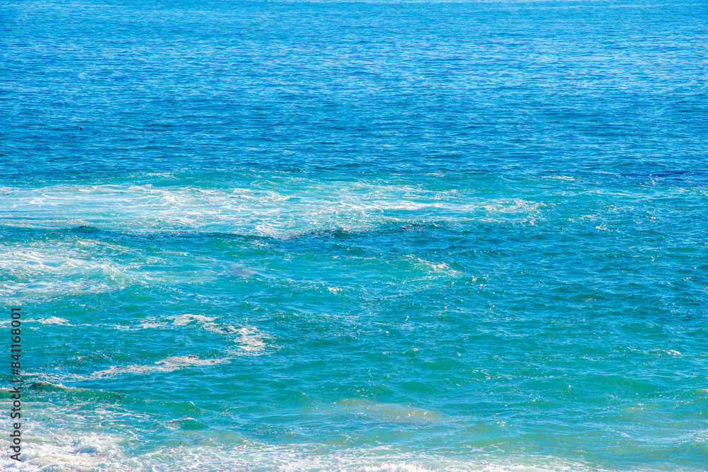 Obraz premium blue water wave