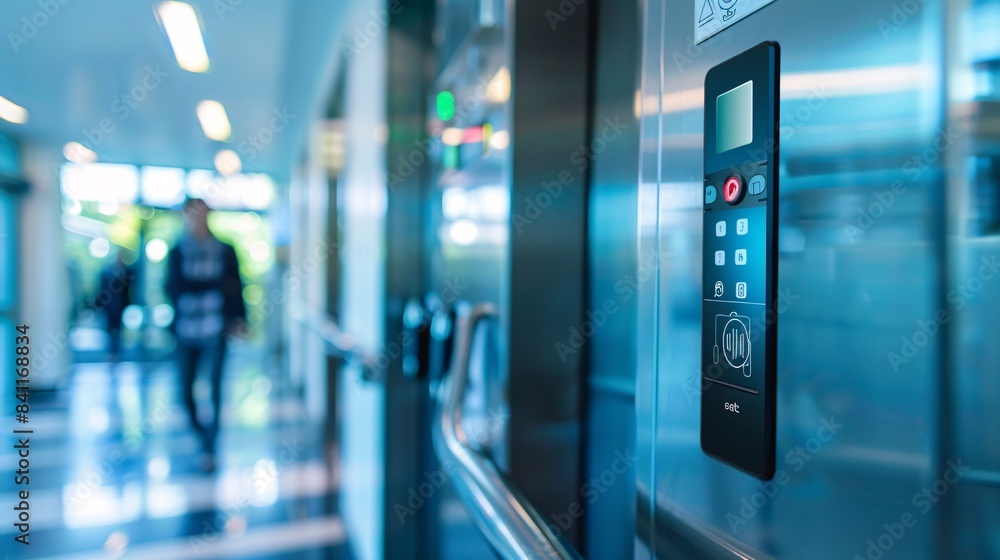 Utilize the Smart Card at the elevator to select your desired floor. Security measures in apartments or corporate structures. Vertical transport security system. Utilize the Smart Card at the elevator to select your desired floor. Security measures in apartments or corporate structures. Vertical transport security system.