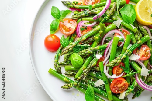 Elegant Asparagus and Green Bean Salad with Lemon Squeeze