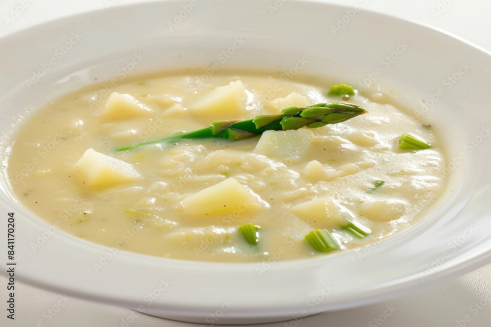 Creamy Asparagus Vichyssoise with Fresh Flavors Creamy Asparagus Vichyssoise with Fresh Flavors