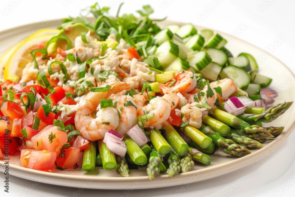 Irresistible Asparagus Ceviche with a Fusion of Ingredients Irresistible Asparagus Ceviche with a Fusion of Ingredients