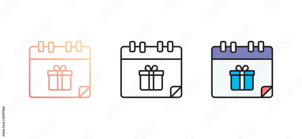 Birthday And Party icon design with white background stock illustration Birthday And Party icon design with white background stock illustration
