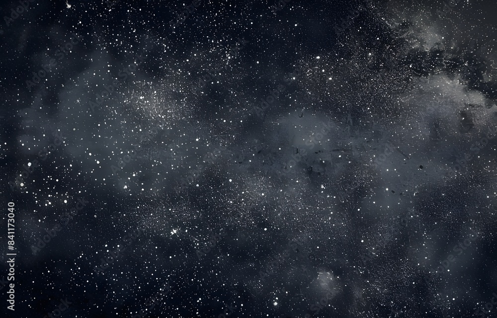 Fototapeta premium Dark Grey Texture with Starry Sky Background