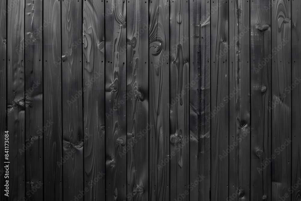 Fototapeta premium Dark Grey Wood Texture, Wall Background