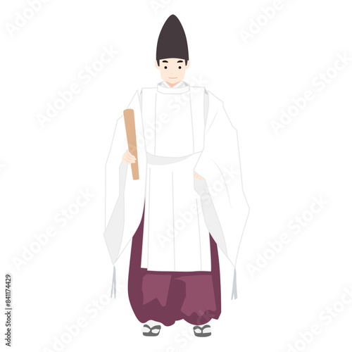 神主さんのイラスト