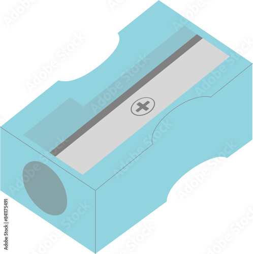 Back to school element vector flat illustration. School stationary