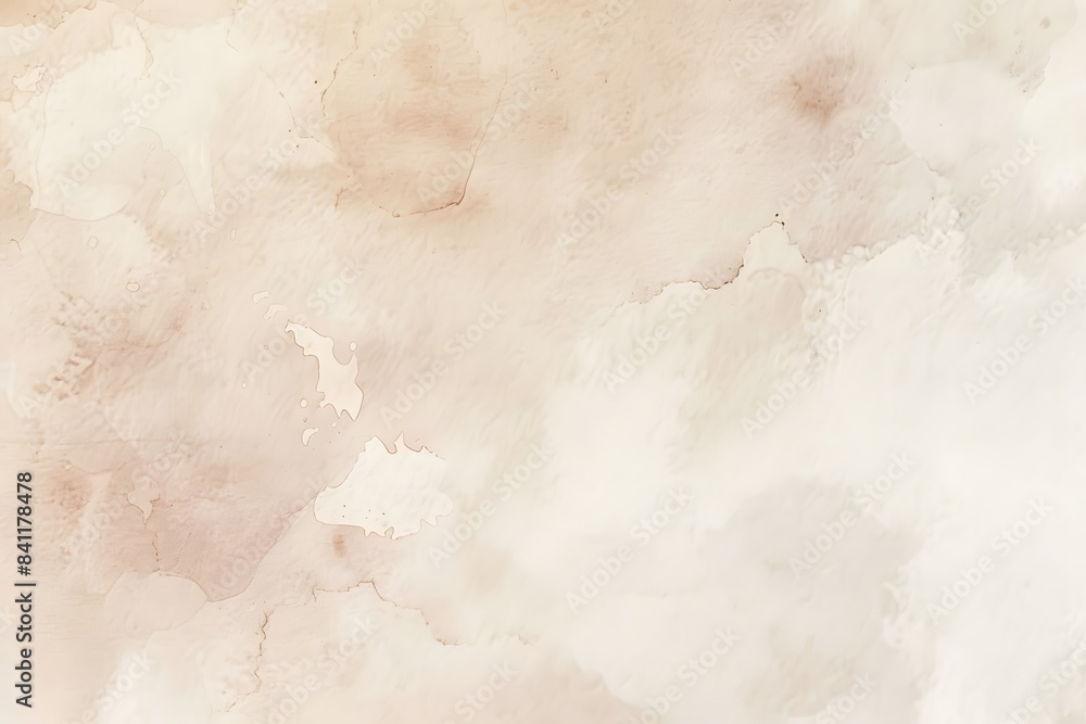 Obraz premium Light Beige Watercolor Background Texture