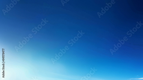 Vibrant blue sky background with a serene, calming gradien © SayedaRima