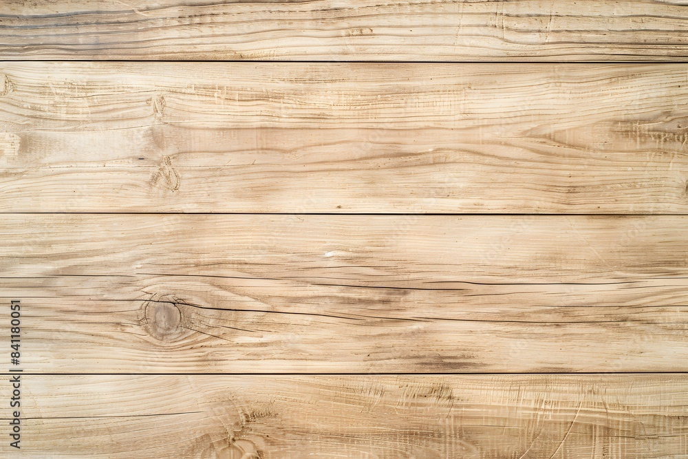 Fototapeta premium Light Brown Wooden Plank Background Texture