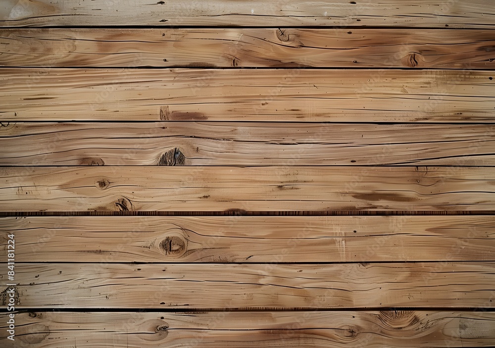 Fototapeta premium Rustic Light Brown Wooden Plank Texture