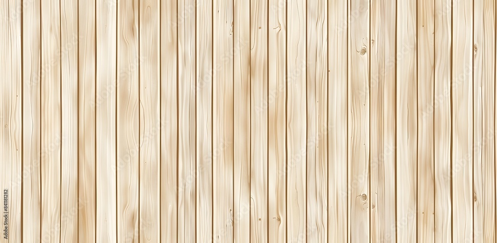 Fototapeta premium Light Brown Wooden Wall Seamless Texture