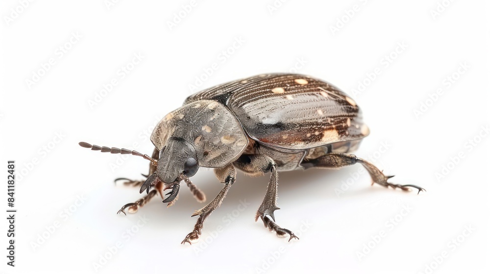 Naklejka premium Deathwatch Beetle clearly photo on white background ,