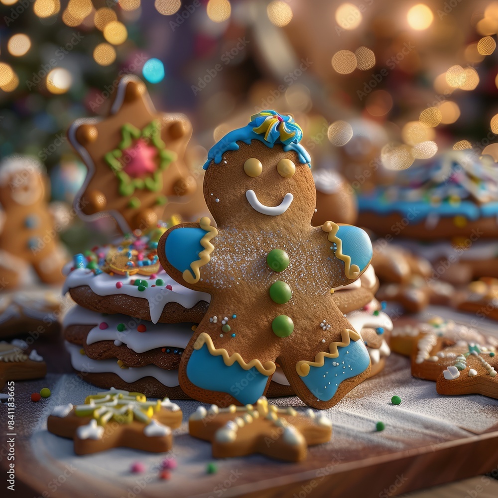 National Gingerbread Day concept National Gingerbread Day concept