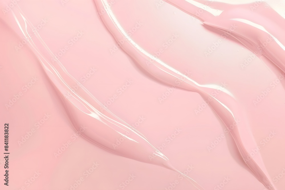 Fototapeta premium Pink Cream Swirls - Smooth Skin Texture Background