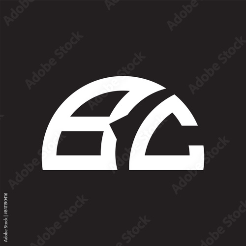 BC letter logo design on White background. BC creative initials letter logo concept. BC letter design.	