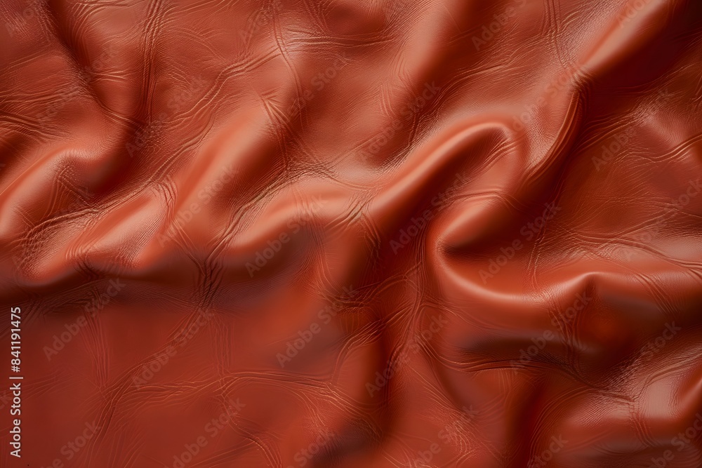 Fototapeta premium Textured Coral Leather Background for Interior Design