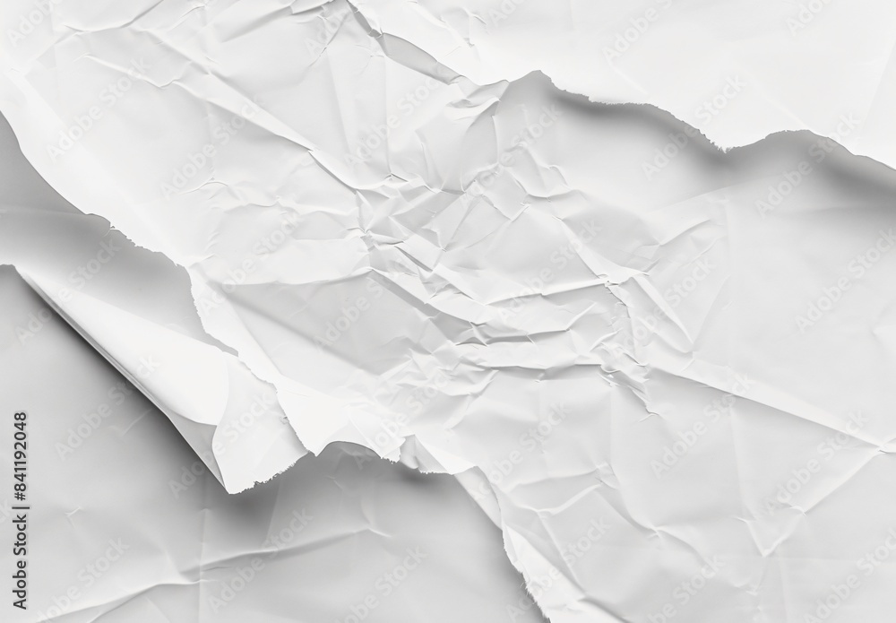 White Creased Paper Texture Background For Text White Creased Paper Texture Background For Text