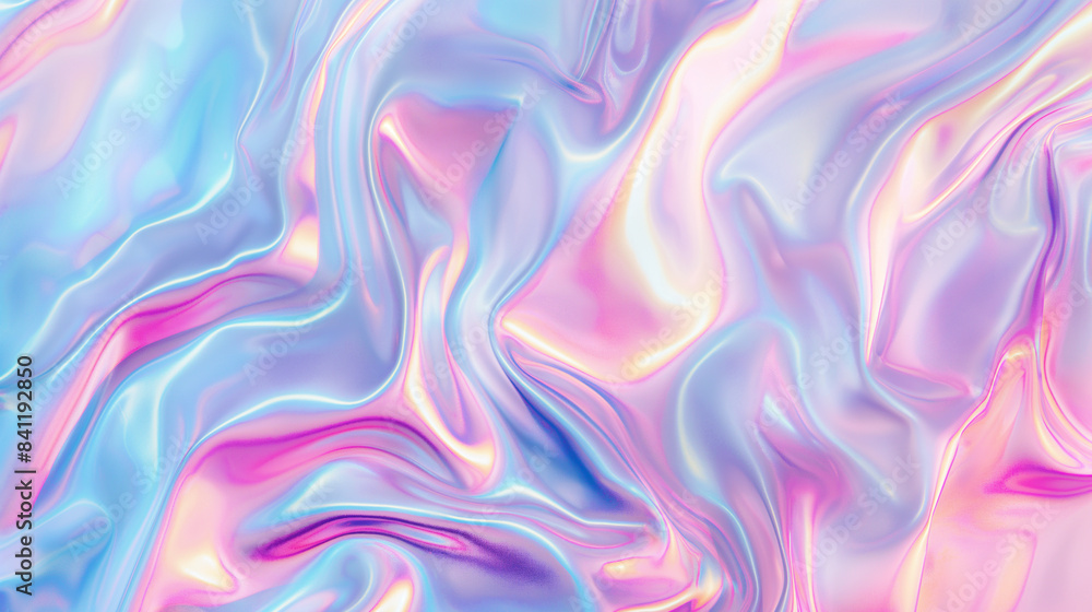 Obraz premium Abstract background with smooth waves in pastel colors.