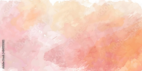 Abstract Watercolor Background - Pink & Peach Pastel Tones