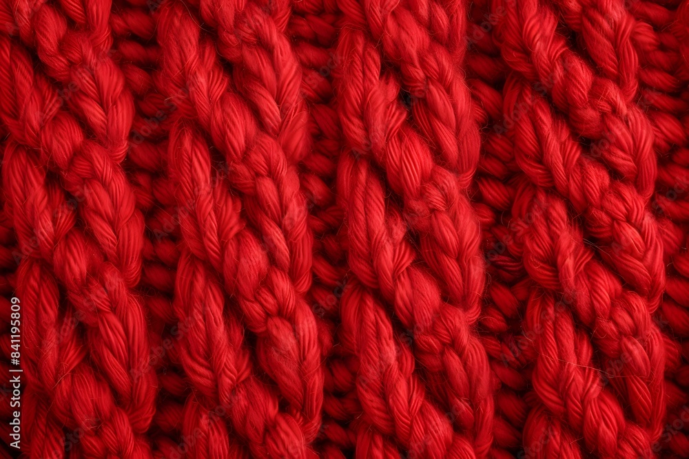 Seamless Red Wool Texture Pattern Background Seamless Red Wool Texture Pattern Background