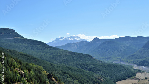 Lush Forests and Tranquil Waters of Mt. St. Helens