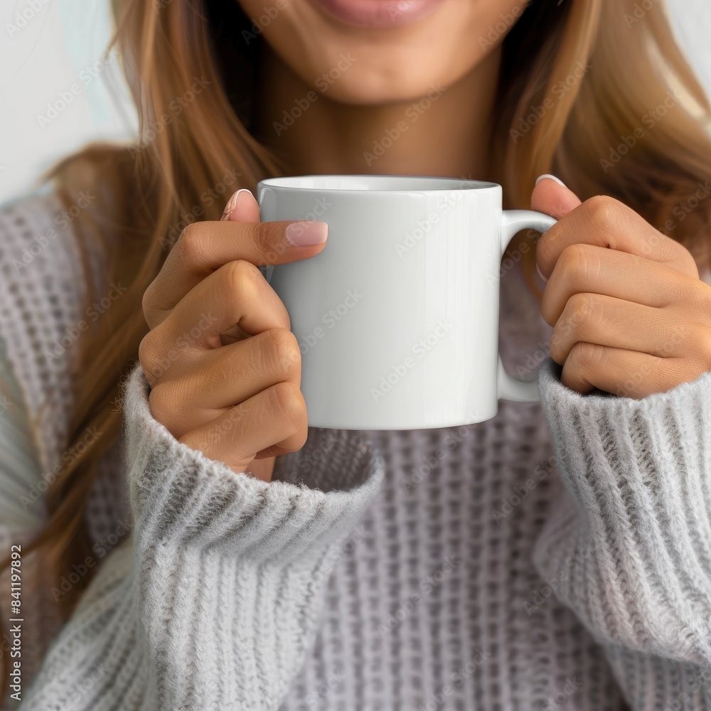 Nauru Beautiful Girl Holding 15Oz Plain White Mug Mockup Nauru Beautiful Girl Holding 15Oz Plain White Mug Mockup