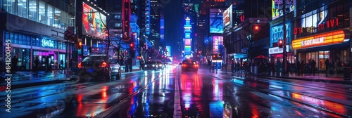 City Street at Night