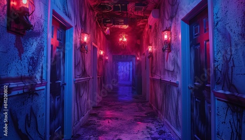 Interactive Halloween event with escape room  mystery solving  and immersive horror experience