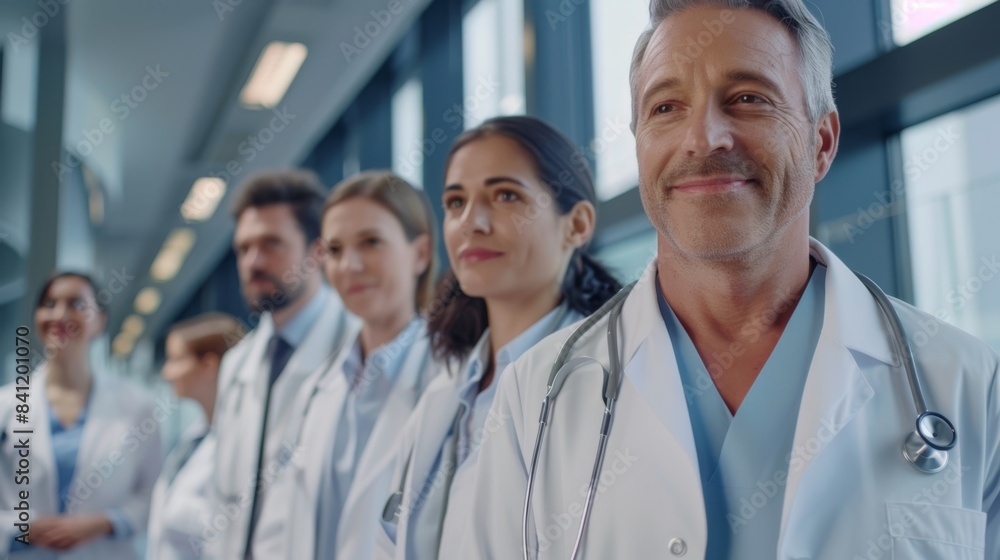 The team of confident doctors The team of confident doctors