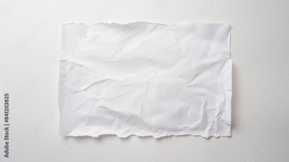 White Crumpled Paper Texture Background White Crumpled Paper Texture Background