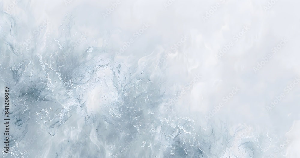 Fototapeta premium Abstract Watercolor Cloudscape with Delicate Brushstrokes