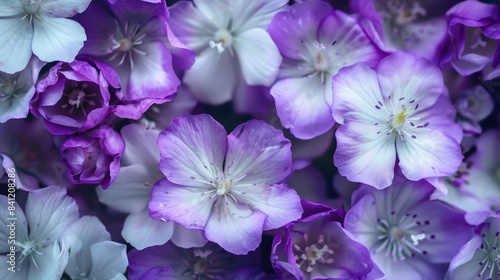 Stunning Image of Purple and White Flowers