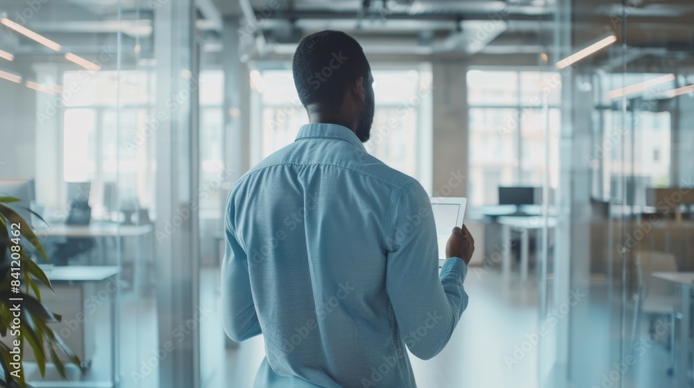 The professional in an office The professional in an office