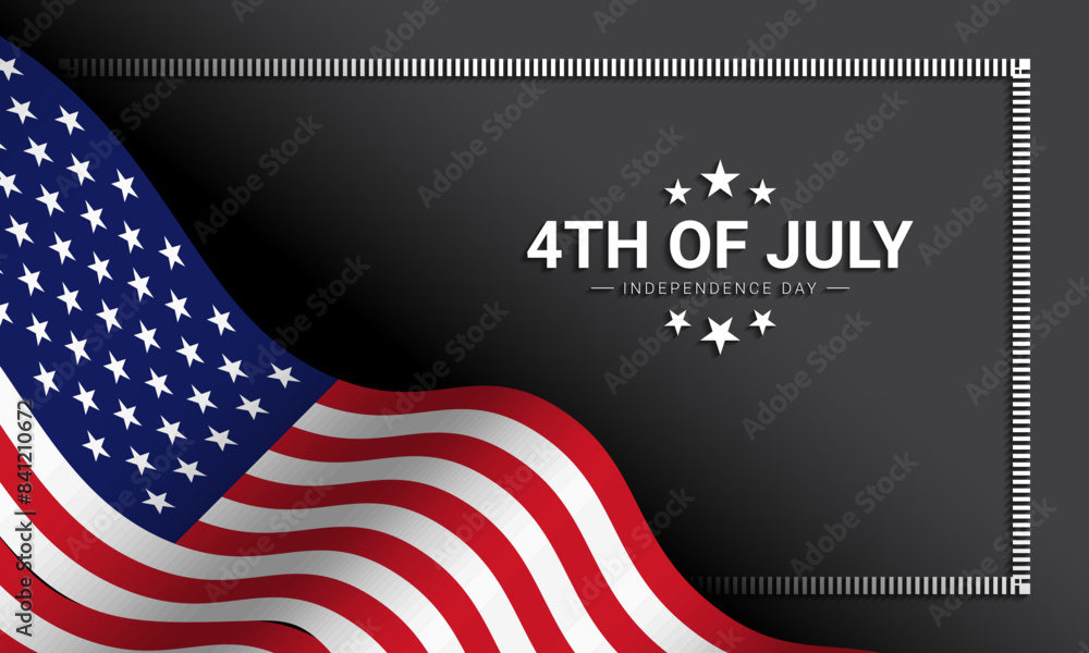 4th of July Background Design. 4th of July Background Design.