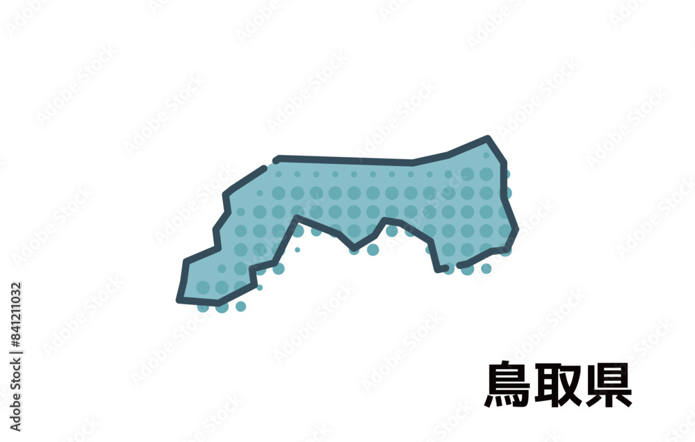 Fototapeta premium 鳥取県【都道府県シリーズ】